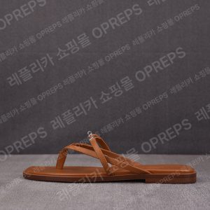 【GD공장】에르메스 켈리 미스 샌들 브라운