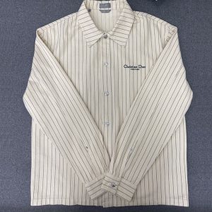 【터보】 디올 Couture 꾸뛰르 핀스트라이프 오버셔츠（TJ공장）