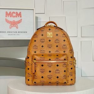 MCM 스타크 비세토스 사이드 스터드 백팩 미니 MMK6SVE37CO001