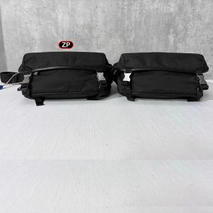 【사슬공장】프라다 리나일론 사피아노 레더 숄더 바이커 백 미디엄 2VH994