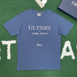 【잔디집】디올 유리시스 북 커버 자수 반팔 티셔츠（레어）