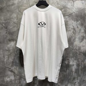 【ONE공장】 베트멍 Oval 로고 오버사이즈 반팔 티셔츠
