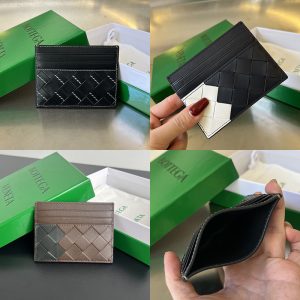 【징공장】보테가베네타 인트레치아토 카드 지갑(JING)