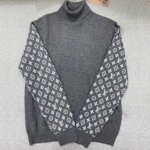 【TJ공장】루이비통 모노그램 믹스 캐시미어 터틀넥 니트（터보）