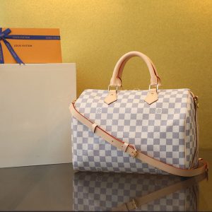 【황벽집】루이비통 스피디 반둘리에 30 다미에 아주르 N40592