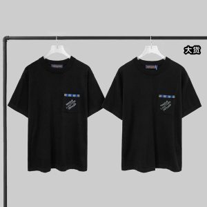【YD공장】 루이비통 다미에 비즈 엠벨리시드 크루넥 티셔츠
