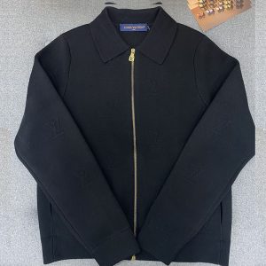 【TJ공장】 루이비통 모노그램 LV 엠보스드 울 블루종（터보）