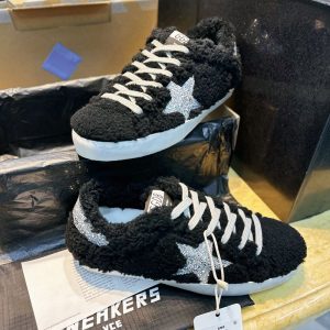 【TJ공장】골든구스 슈퍼스타 글리터 시어링 로우탑 스니커즈（터보）