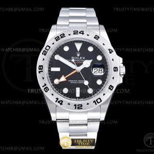 Clean공장 롤렉스 익스플로러2 블랙다이얼 브레이슬릿 Explorer II 216570 904 SS_SS Black Clean DD3285 클린