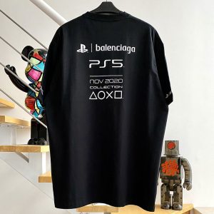 【계단집】 발렌시아가 x 소니 PS5 반팔  티셔츠