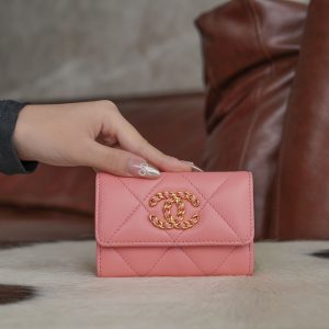 [팬더샵]샤넬 19 플랩 램스킨 카드 홀더
