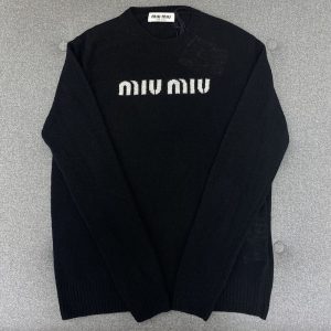 【터보】 미우미우 로고 울 캐시미어 니트 (TJ공장)