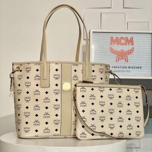 MCM Liz 비세토스 리버서블 쇼퍼백 MWPCSVI01CO001