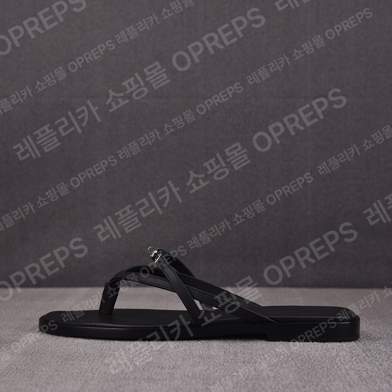【GD공장】에르메스 켈리 미스 샌들 블랙