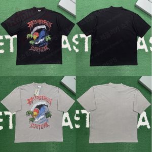 【잔디집】발렌시아가 빈티지 서퍼 오버사이즈 티셔츠 （레어）