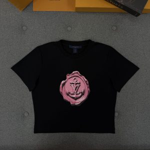 【터보】루이비통 시그니처 스탬프 크롭 탑 （TJ공장）
