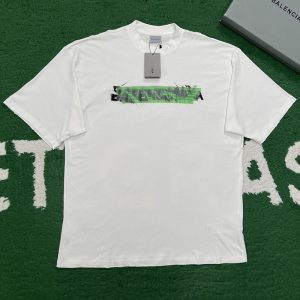 【잔디집】발렌시아가 메시 스프레이 미디엄 티셔츠 （레어）