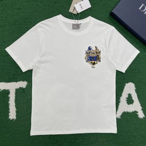 【잔디집】디올 크레스트 허니비 엠브로이더리 반팔 티셔츠（레어）