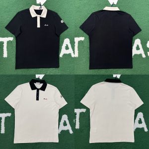 【잔디집】몽클레어 컬러블록 카라 피케 폴로 셔츠（레어）