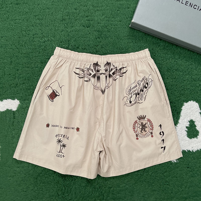 【잔디집】발렌시아가 타투 숏 팬츠(레어)