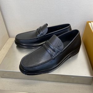 루이비통 LV 루이 로퍼 블랙 에삐 무광