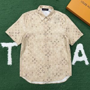 【잔디집】루이비통 모노그램 숏 슬리브드 셔츠（레어）
