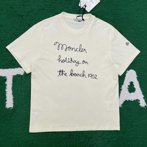 【잔디집】몽클레어 지니어스 1952 컬렉션 자수 로고 티셔츠 (레어)