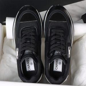 【HAPPY】샤넬 25K 믹스드 파이버 스니커즈 블랙 (TJ공장)