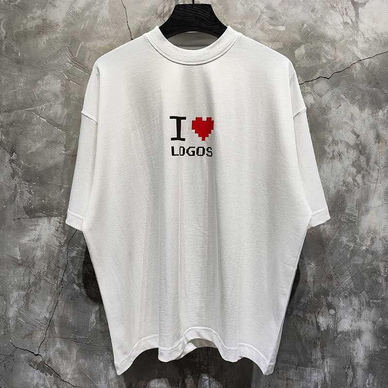 【ONE공장】 베트멍 'I Love Logos' 오버사이즈 반팔 티셔츠