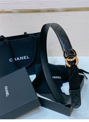 샤넬 24c 메탈 로고 cc 벨트 3.0