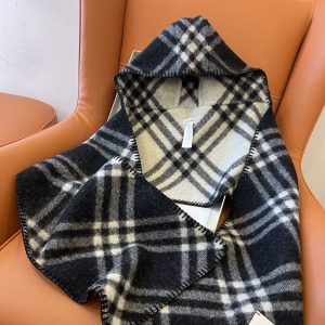 버버리 체크 울 후드 머플러 5컬러