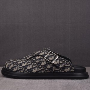 【GD】디올 아쿠아 뮬 베이지 오블리크 자카드