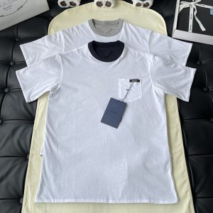 프라다 리버시블 로고 티셔츠