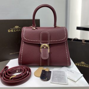 델보 브리앙 MM 로데오 핸드백 카프레더