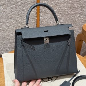 【징땐】에르메스 켈리 25 앱송 H0 그리스 미스티