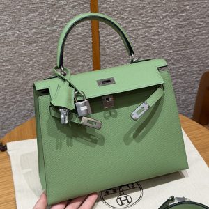 【징땐】에르메스 켈리 25 앱송 3I 베르 크리켓