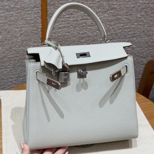 【징땐】에르메스 켈리 25 토고 M4 그리스 팔