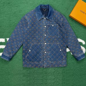 【잔디집】루이비통 x 니고 모노그램 엠브로이더드 데님 블루종(레어)