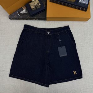 【터보】루이비통 LV 패치 테일러드 데님 숏 팬츠 (TJ공장)