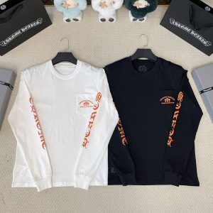 크롬하츠 할리우드 롱 슬리브 티셔츠