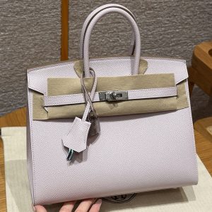 【징땐】에르메스 버킨 25 앱송 09 모브 페일