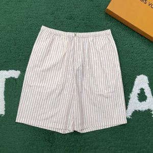 【잔디집】루이비통 모노그램 스트라이프드 실크 숏 팬츠(레어)