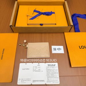 【듀티프리】루이비통 LV 참 카드 홀더 앙프렝뜨 모노그램 M28995