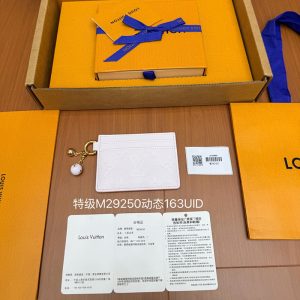 【듀티프리】루이비통 LV 참 카드 홀더 앙프렝뜨 모노그램 M29250