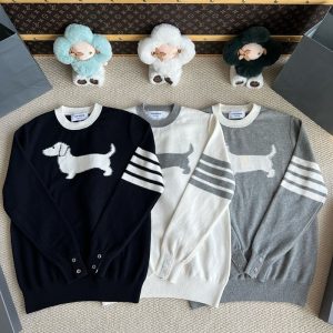 톰브라운 사선완장 4-Bar 코튼 헥터 풀오버