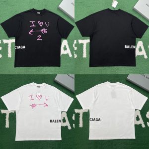 【잔디집】발렌시아가 I<3 U 미디엄 티셔츠 (레어)