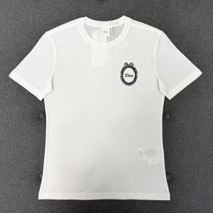 【터보】디올 리비에라 메달리옹 반팔 티셔츠 （TJ공장）