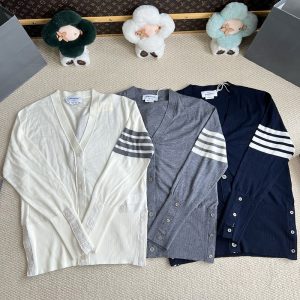 톰브라운 사선완장 4-Bar 울 클래식 가디건 여성용