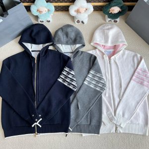 톰브라운 사선완장 4-Bar 헥터 클래식 후드 집업