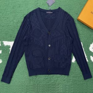 【잔디집】루이비통 모노그램 플라워 서머리 롱 슬리브드 가디건（레어）